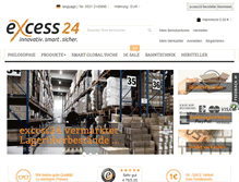 Tablet Screenshot of excess24.net